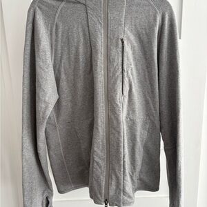 lululemon athletica Men's Zip-Up Gray Sweater